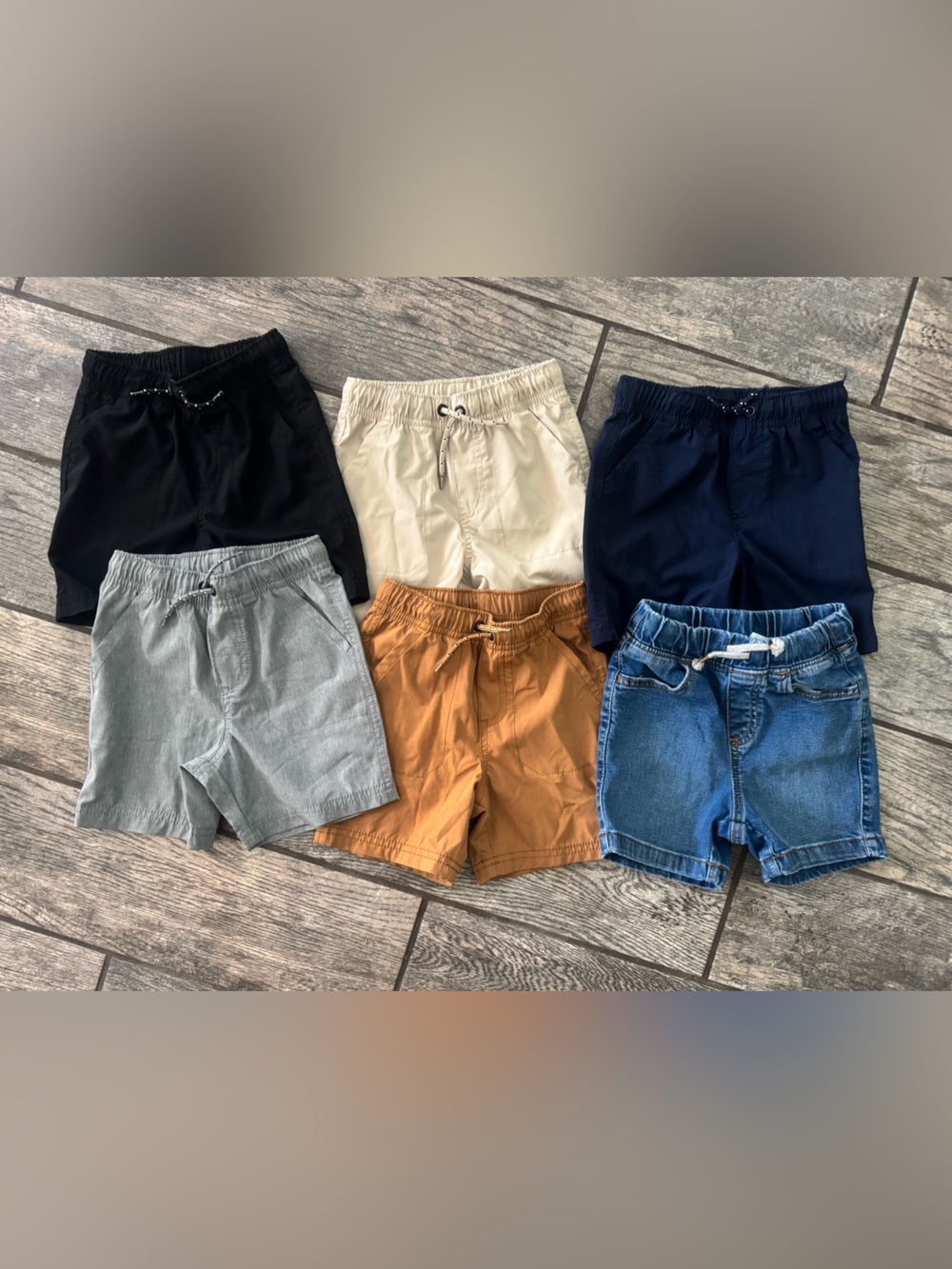 Toddler Boy Jumping Beans Woven Tech Shorts Mixed Color lot bundle set